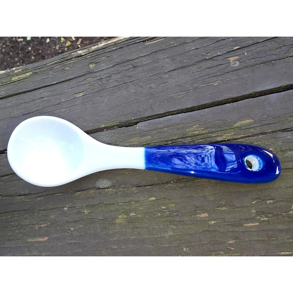 Vintage Dansk NR Japan Cobalt Blue Covered Jar Pair w/ Spoons | Niels Refsgaard‎